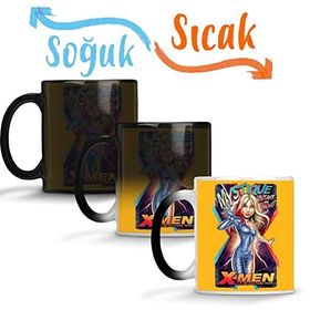 Baskı Dükkanı x Men Mutan T and Proud Sihirli Porselen Kupa