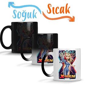 Baskı Dükkanı x Men Mutant and Proud Sihirli Porselen Kupa