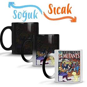 Baskı Dükkanı x Men Novos Mutantes Sihirli Porselen Kupa