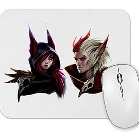 Baskı Dükkanı Xayah ve Rakan Mouse Pad