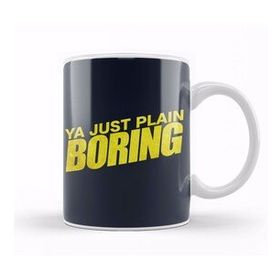 Baskı Dükkanı Ya Boring Brooklyn 99 Beyaz Porselen Kupa Bardak
