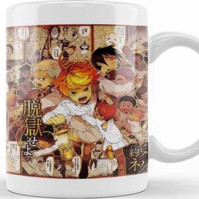 Baskı Dükkanı Yakuso No Neverland The Promised Neverland Anime Beyaz Porselen Kupa Bardak