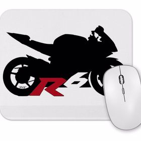 Baskı Dükkanı Yamaha R6 Silhouette Mouse Pad