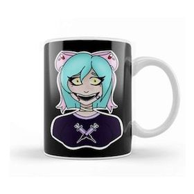 Baskı Dükkanı Yami Kawaii Girl Beyaz Porselen Kupa Bardak