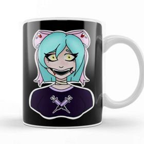 Baskı Dükkanı Yami Kawaii Girl Beyaz Porselen Kupa Bardak