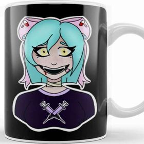 Baskı Dükkanı Yami Kawaii Girl Beyaz Porselen Kupa Bardak