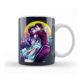 Baskı Dükkanı Yato x Hiyori Noragami Hiyori And Yato Beyaz Porselen Kupa Bardak