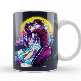 Baskı Dükkanı Yato x Hiyori Noragami Hiyori And Yato Beyaz Porselen Kupa Bardak