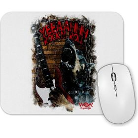 Baskı Dükkanı Yeah Rock And Roll Mouse Pad