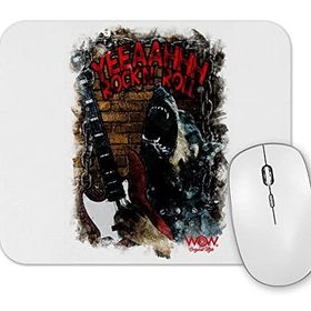 Baskı Dükkanı Yeah Rock And Roll Mouse Pad