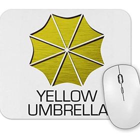 Baskı Dükkanı Yellow Umbrella Mouse Pad