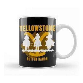 Baskı Dükkanı Yellowstone Dutton Ranch 01 Beyaz Porselen Kupa Bardak