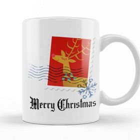 Baskı Dükkanı Yeni Yıl Konseptli Merry Christmas Kupa Bardak