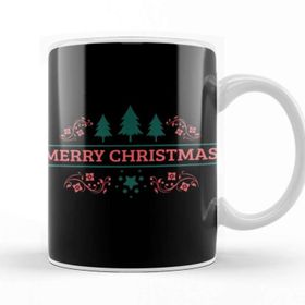 Baskı Dükkanı Yeni Yıl Konseptli Merry Christmas Kupa Bardak