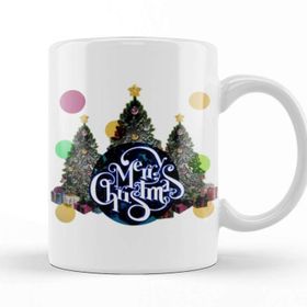 Baskı Dükkanı Yeni Yıl Konseptli Merry Christmas Kupa Bardak