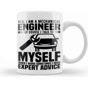 Baskı Dükkanı Yes I Am A Mechanical 01 Beyaz Porselen Kupa Bardak