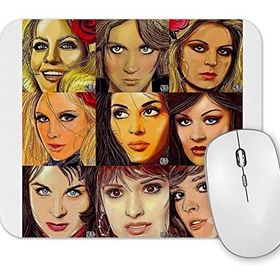 Baskı Dükkanı Yeşilçamin En Güzel Aktrisleri Mouse Pad