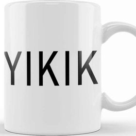 Baskı Dükkanı Yıkık Porselen Beyaz Kupa Bardak
