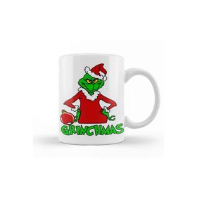 Baskı Dükkanı Yılbaşı Yeni Yıl Konseptli Christmas Grinchmas Become Santa Kupa Bardak