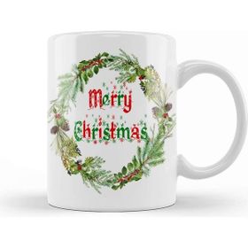 Baskı Dükkanı Yılbaşı Yeni Yıl Konseptli Merry Christian Kupa Bardak