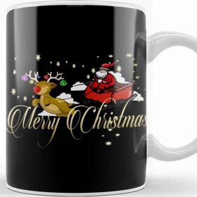 Baskı Dükkanı Yılbaşı Yeni Yıl Konseptli Merry Christmas 015 Kupa Bardak