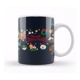Baskı Dükkanı Yılbaşı Yeni Yıl Konseptli Merry Christmas 017 Kupa Bardak