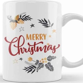 Baskı Dükkanı Yılbaşı Yeni Yıl Konseptli Merry Christmas 018 Kupa Bardak