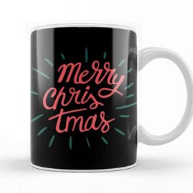 Baskı Dükkanı Yılbaşı Yeni Yıl Konseptli Merry Christmas 019 Kupa BardaK