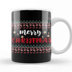 Baskı Dükkanı Yılbaşı Yeni Yıl Konseptli Merry Christmas 019 Kupa BardaK