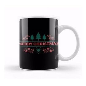 Baskı Dükkanı Yılbaşı Yeni Yıl Konseptli Merry Christmas 02 Kupa Barda