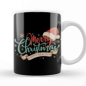 Baskı Dükkanı Yılbaşı Yeni Yıl Konseptli Merry Christmas 021 Kupa Bardak