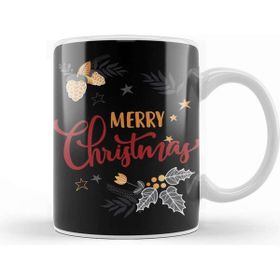 Baskı Dükkanı Yılbaşı Yeni Yıl Konseptli Merry Christmas 024 Kupa Bardak