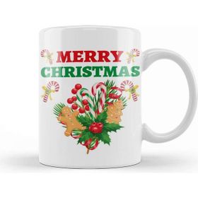 Baskı Dükkanı Yılbaşı Yeni Yıl Konseptli Merry Christmas 024 Kupa Bardak