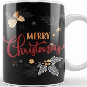 Baskı Dükkanı Yılbaşı Yeni Yıl Konseptli Merry Christmas 024 Kupa Bardak