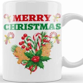 Baskı Dükkanı Yılbaşı Yeni Yıl Konseptli Merry Christmas 024 Kupa Bardak