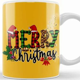 Baskı Dükkanı Yılbaşı Yeni Yıl Konseptli Merry Christmas 025 Kupa Bardak