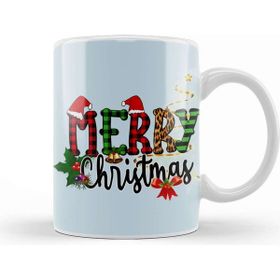 Baskı Dükkanı Yılbaşı Yeni Yıl Konseptli Merry Christmas 026 Porselen Beyaz Kupa Bardak