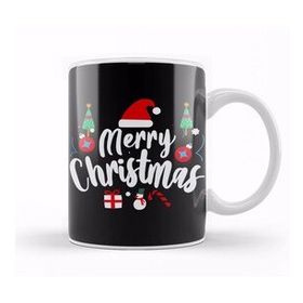 Baskı Dükkanı Yılbaşı Yeni Yıl Konseptli Merry Christmas 03 Kupa Bardak