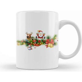 Baskı Dükkanı Yılbaşı Yeni Yıl Konseptli Merry Christmas 04 Kupa Bardak