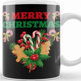 Baskı Dükkanı Yılbaşı Yeni Yıl Konseptli Merry Christmas 06 Kupa Bardak