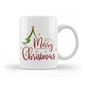 Baskı Dükkanı Yılbaşı Yeni Yıl Konseptli Merry Christmas 09 Kupa Bardak