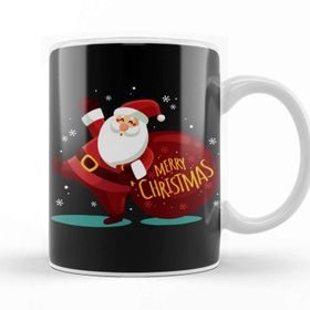 Baskı Dükkanı Yılbaşı Yeni Yıl Konseptli Merry Christmas Noel Baba 02 Kupa Bardak