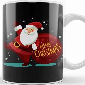 Baskı Dükkanı Yılbaşı Yeni Yıl Konseptli Merry Christmas Noel Baba 02 Kupa Bardak