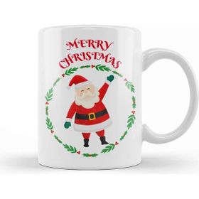 Baskı Dükkanı Yılbaşı Yeni Yıl Konseptli Merry Christmas Noel Baba Kupa Bardak