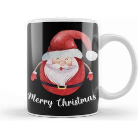 Baskı Dükkanı Yılbaşı Yeni Yıl Konseptli Merry Christmas Santa Kupa Bardak