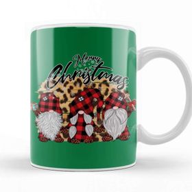 Baskı Dükkanı Yılbaşı Yeni Yıl Konseptli Merry Christmas Santa Kupa Bardak