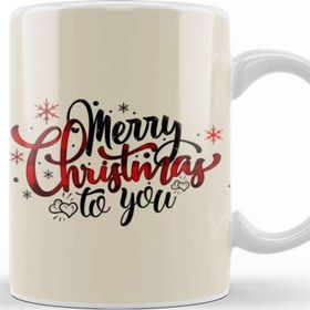 Baskı Dükkanı Yılbaşı Yeni Yıl Konseptli Merry Christmas To You Kupa Bardak