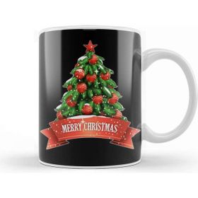 Baskı Dükkanı Yılbaşı Yeni Yıl Konseptli Merry Christmas Tree 02 Kupa Bardak