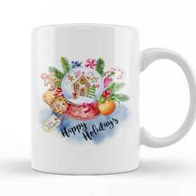 Baskı Dükkanı Yılbaşı Yeni Yıl Konseptli New Year 05 Kupa Bardak