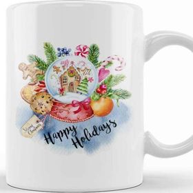 Baskı Dükkanı Yılbaşı Yeni Yıl Konseptli New Year 05 Kupa Bardak